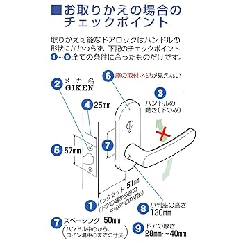 Amazon.co.jp: 川口技研(Kawaguchigiken) ドアレバー 室内錠AL